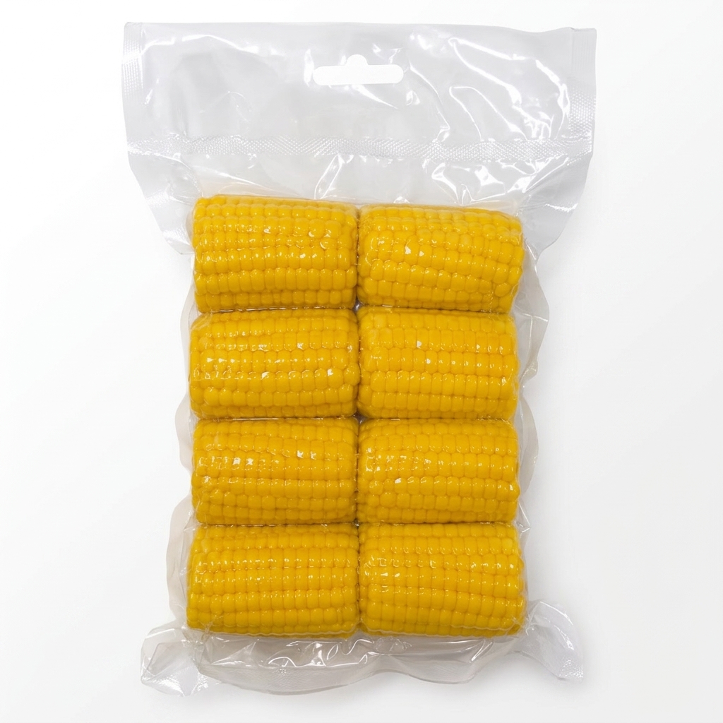 Vacuum Corn Cut Cobs 8 Pieces